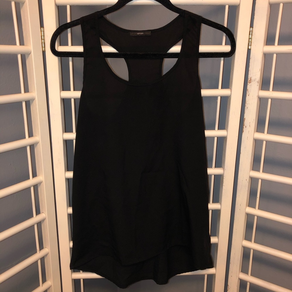 Black tank top